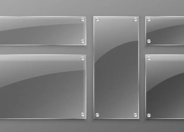 Distintos tipos de carteles de planchas de metacrilato de Rotulex